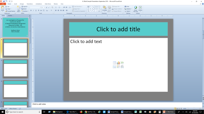 Presentation Screenshot